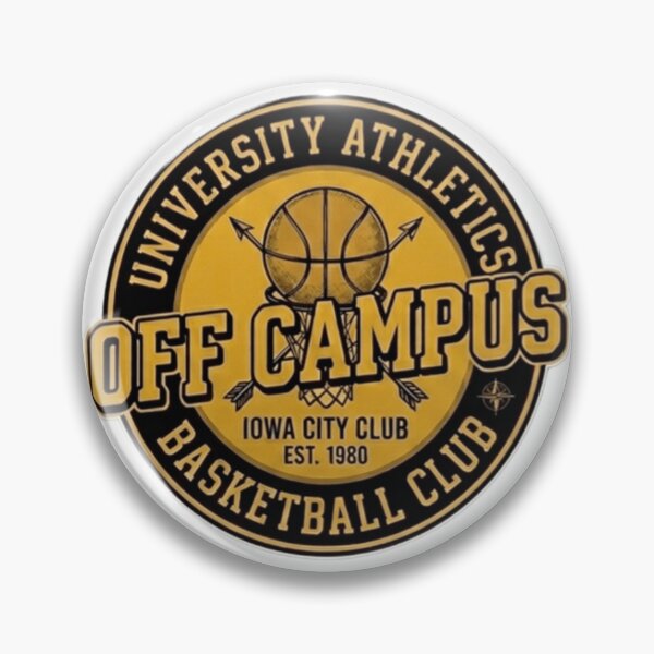 Item preview, UNOFFICIAL- Vintage Off Campus Basketball Sticker - University Athletics Sports Club Emblem designed and sold by Fatomfatom.