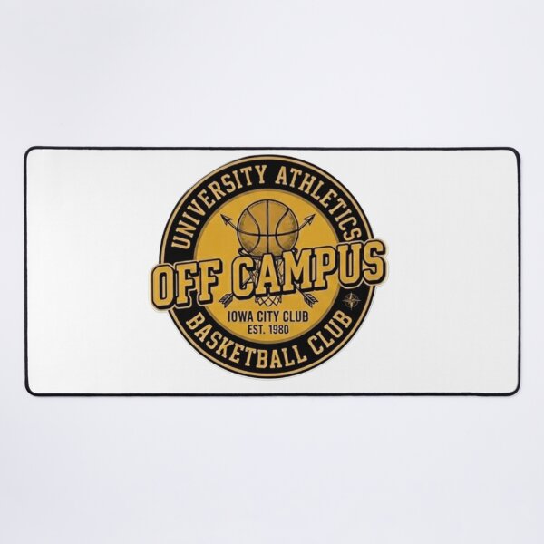 Item preview, UNOFFICIAL- Vintage Off Campus Basketball Sticker - University Athletics Sports Club Emblem designed and sold by Fatomfatom.