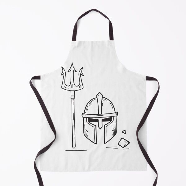 Item preview, Trident Near Cracked Warrior Helmet designed and sold by rasagamastore.