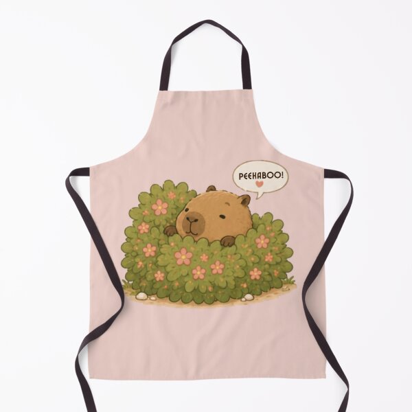 Item preview, Peekaboo Capybara designed and sold by MellowMunchkins.
