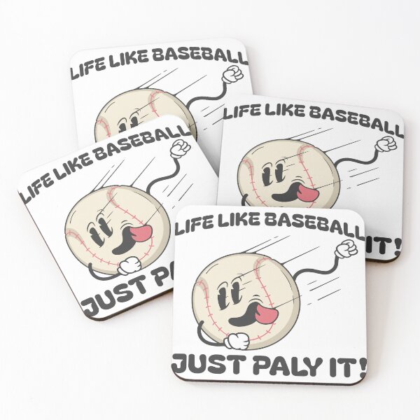 Item preview, Life Is Like Baseball Just Play It Cartoon designed and sold by drchzak.