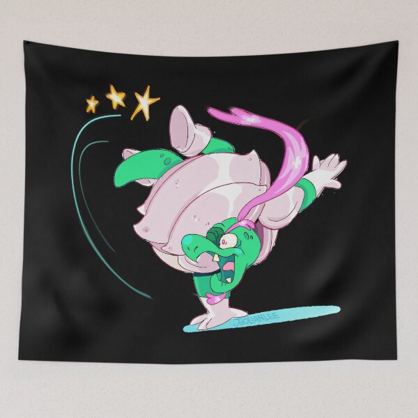 Item preview, Goofy Roller Skating Monster designed and sold by QuentinHarrow.