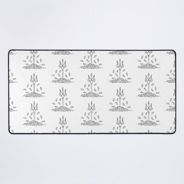 Item preview, Trident Partly Buried Under Leaves designed and sold by rasagamastore.