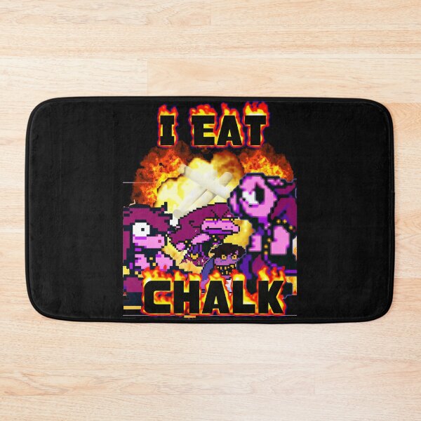 Item preview, I Eat Chalk Deltarune Susie Gaming Fandom Meme designed and sold by QuentinHarrow.