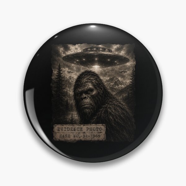 Item preview, Funny Bigfoot Graphic Tee Alien UFO Vintage Evidence Photo designed and sold by will freed18.