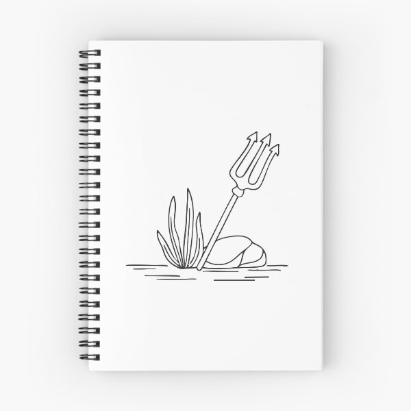 Item preview, Trident Beside Seaweed and Rock designed and sold by rasagamastore.