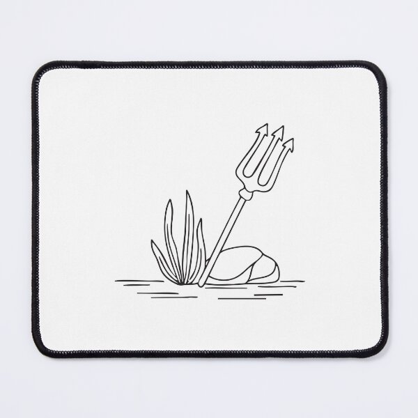 Item preview, Trident Beside Seaweed and Rock designed and sold by rasagamastore.