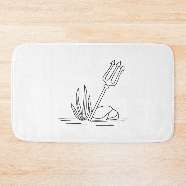 Item preview, Trident Beside Seaweed and Rock designed and sold by rasagamastore.