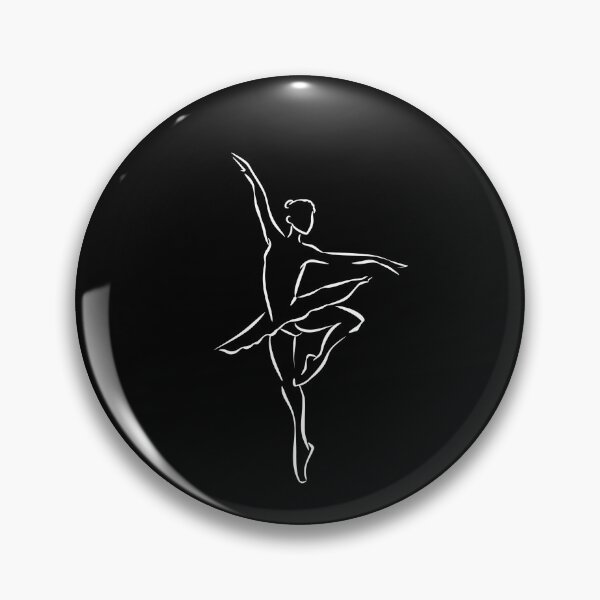 Item preview, Ballerina Silhouette Dance (White) designed and sold by RoxanedArt.