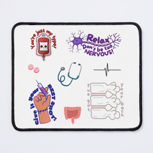 Item preview, Cute Medical Pun Sticker Pack designed and sold by MelocotonDreams.