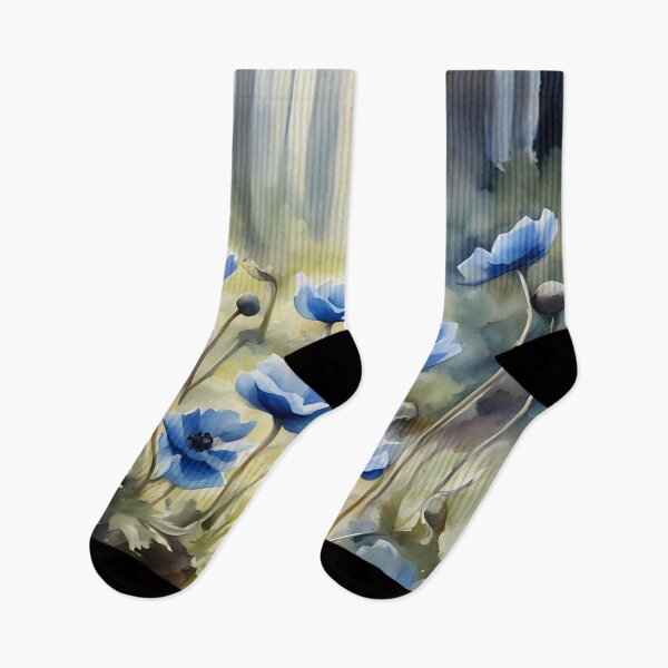 Item preview, Anemone Hepatica in Forest designed and sold by CalmnessbyChoice.