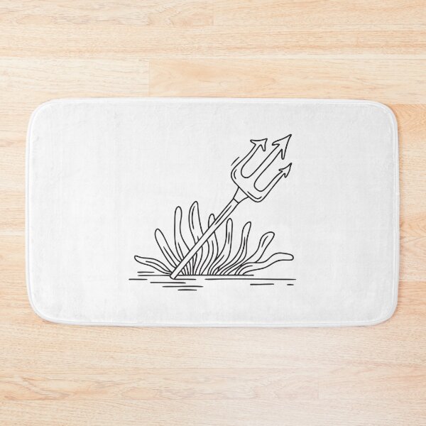 Item preview, Trident Lying Beside Coastal Seaweed designed and sold by rasagamastore.