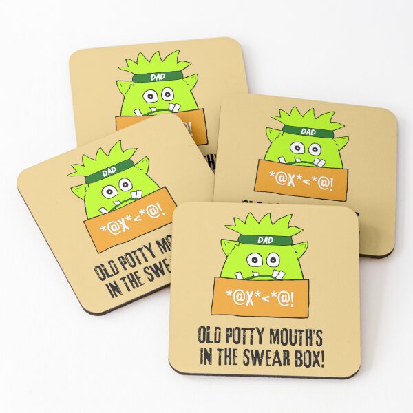 Item preview, Old potty mouth is in the swear box! designed and sold by LagoonandBeans.