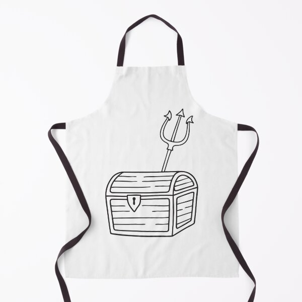 Item preview, Trident Behind Treasure Chest designed and sold by rasagamastore.