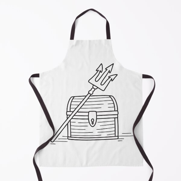 Item preview, Trident Beside Treasure Chest designed and sold by rasagamastore.