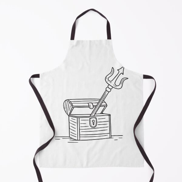 Item preview, Trident Resting on Treasure Chest designed and sold by rasagamastore.