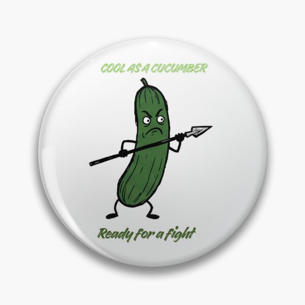 Item preview, Warrior Cucumber Funny Vegetable Illustration designed and sold by PM.