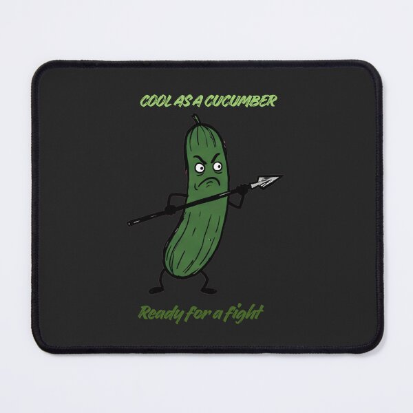 Item preview, Warrior Cucumber Funny Vegetable Illustration designed and sold by PM.