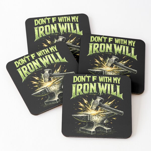 Item preview, Don't F With My Iron Will - Funky Nordic designed and sold by FocusedPatterns.