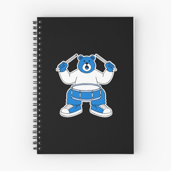 Item preview, Cute Bear Playing Drums, Animal Musician Sticker, Drummer Gift designed and sold by Mono.fi Studios.