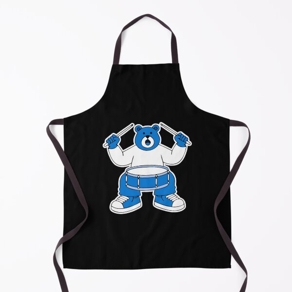 Item preview, Cute Bear Playing Drums, Animal Musician Sticker, Drummer Gift designed and sold by Mono.fi Studios.