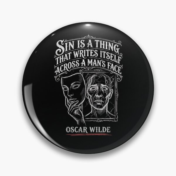 Item preview, Sin Writes Itself Across A Mans Face Oscar Wilde Dorian Gray Art designed and sold by Fenay Designs.