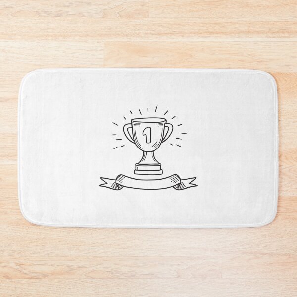 Item preview, Trophy Beside Bent Award Ribbon designed and sold by rasagamastore.