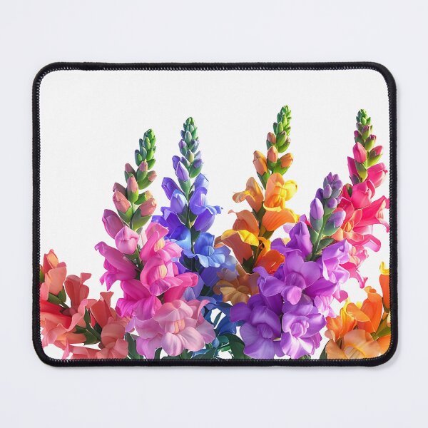 Item preview, Vibrant Rainbow Snapdragon Flowers Digital Botanical Art designed and sold by SolutionsArt.