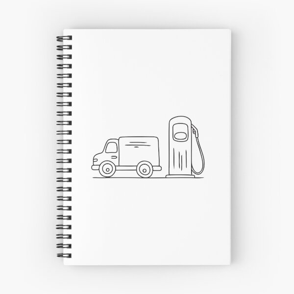 Item preview, Truck Parked Beside Fuel Pump designed and sold by rasagamastore.