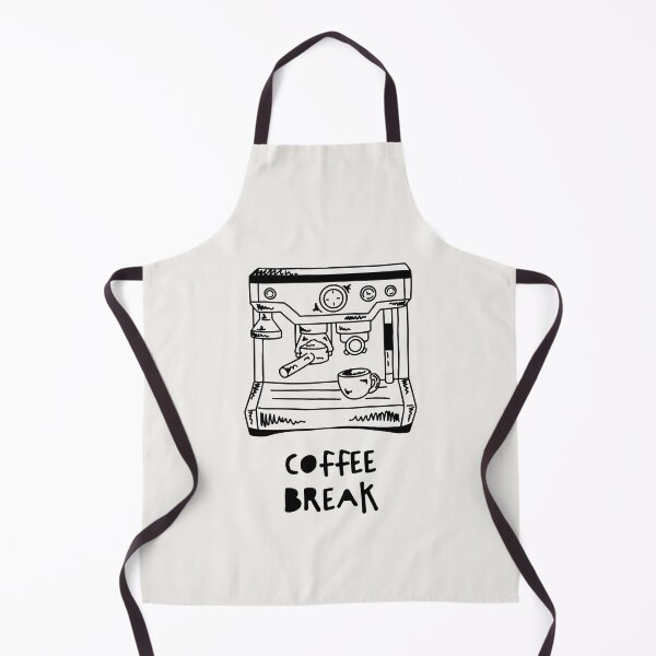 Item preview, Coffee Break Espresso Machine Drawing designed and sold by Kusaka.art.