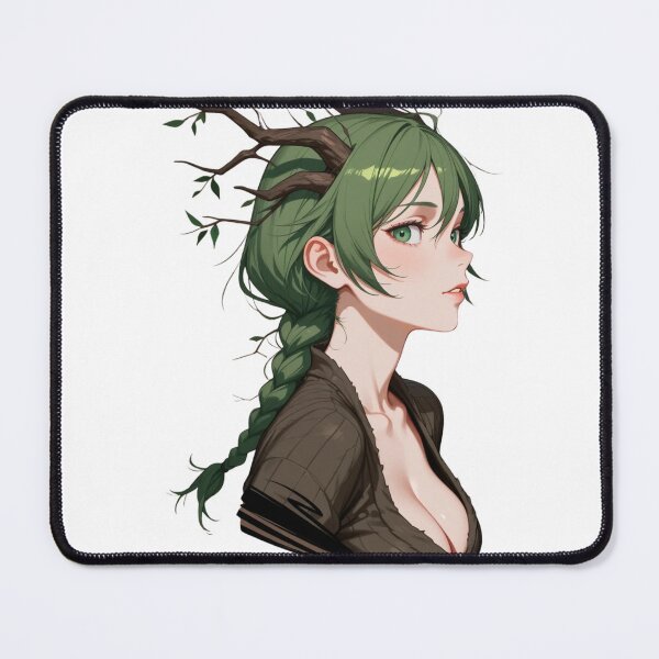 Item preview, Dryad forest fairy anime nature spirit waifu designed and sold by Shirt-Otakus.