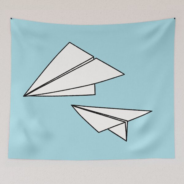 Item preview, Minimalist Paper Planes Flying Duo designed and sold by ubborn.