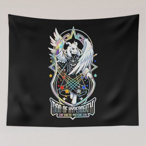 Item preview, God Of Hyperdeath Infinite Potential Undertale Asriel Dreemurr Gaming Fan designed and sold by QuentinHarrow.