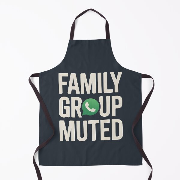 Item preview, Family Group Muted – Funny Desi WhatsApp Humor designed and sold by Swati Art Shop.
