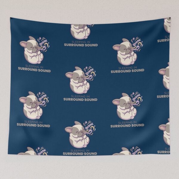 Item preview, French Bullldog The Snore Symphony designed and sold by GlitchedTees.