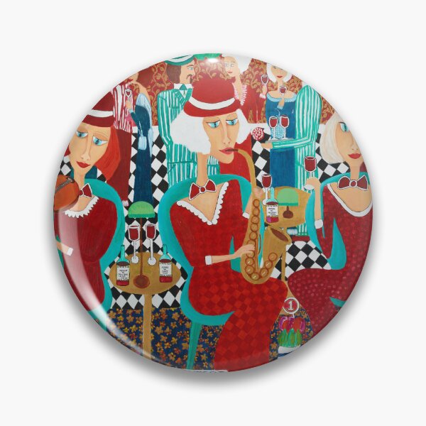 Item preview, Les Bulbes en ConcertNaive Figuative Acrylic Painting designed and sold by Diana Swan.