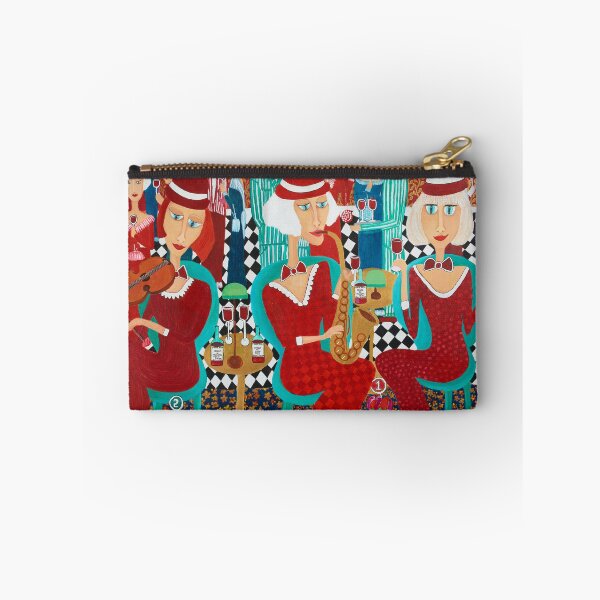 Item preview, Les Bulbes en ConcertNaive Figuative Acrylic Painting designed and sold by Diana Swan.