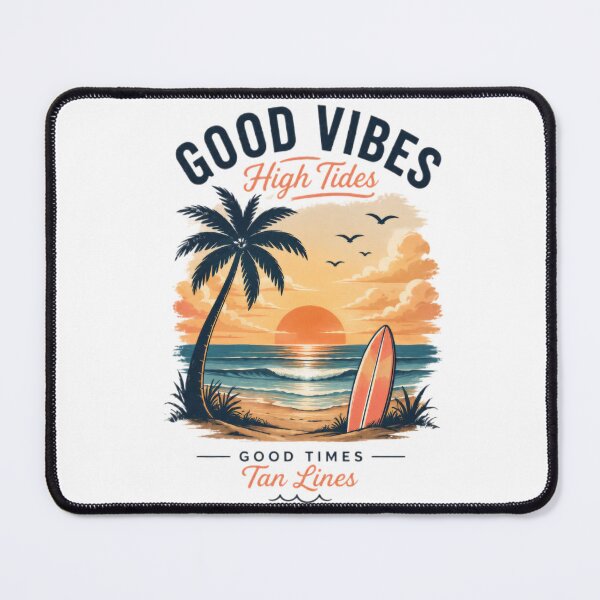 Item preview, Good Vibes High Tides Beach Sunset Design designed and sold by Artifyes.