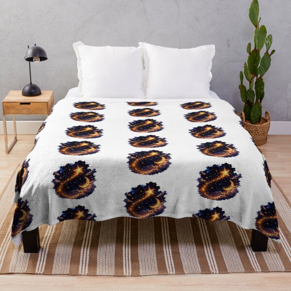 Item preview, Magical Moonlight Shooting Star Art designed and sold by Ishratparween11.