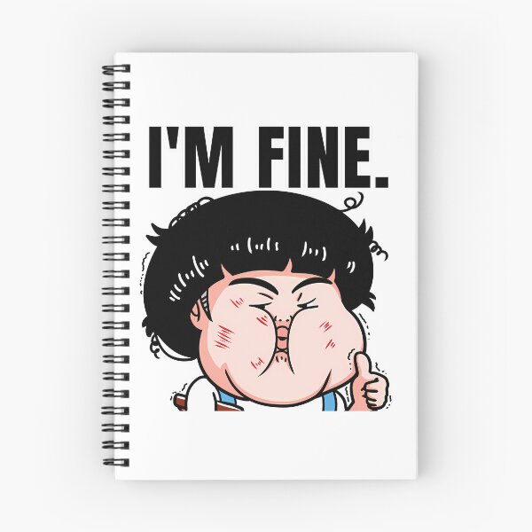 Item preview, Im Fine Sarcastic Thumbs Up Meme designed and sold by kidgenerationtk.