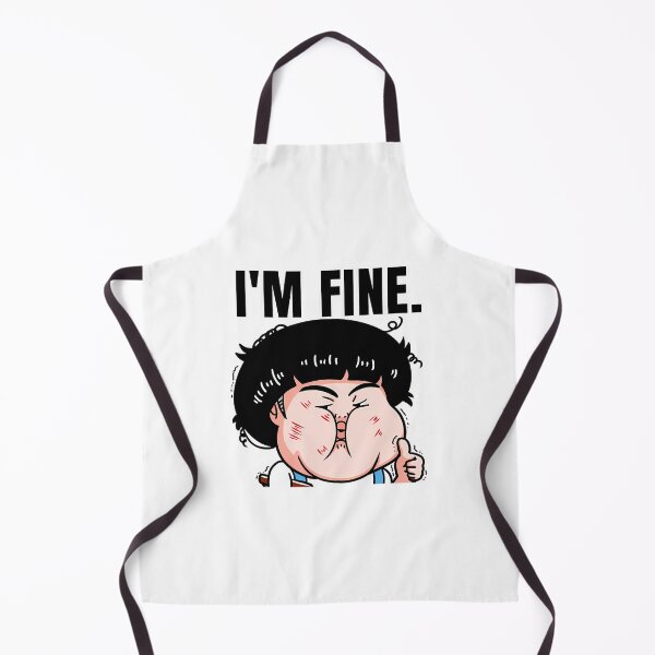 Item preview, Im Fine Sarcastic Thumbs Up Meme designed and sold by kidgenerationtk.