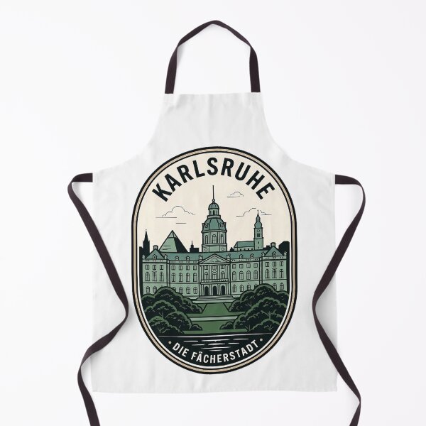 Item preview, Karlsruhe Palace Germany Retro Travel Badge designed and sold by k3rstman1.
