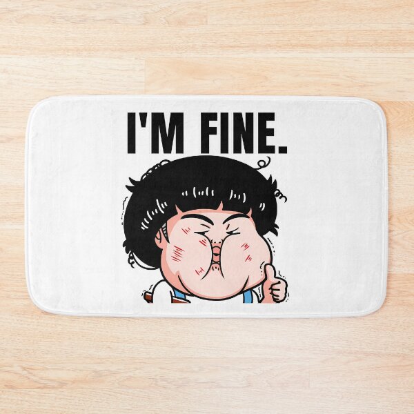 Item preview, Im Fine Sarcastic Thumbs Up Meme designed and sold by kidgenerationtk.