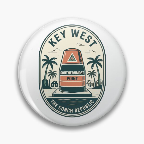 Item preview, Vintage Key West Southernmost Point Conch Republic designed and sold by k3rstman1.