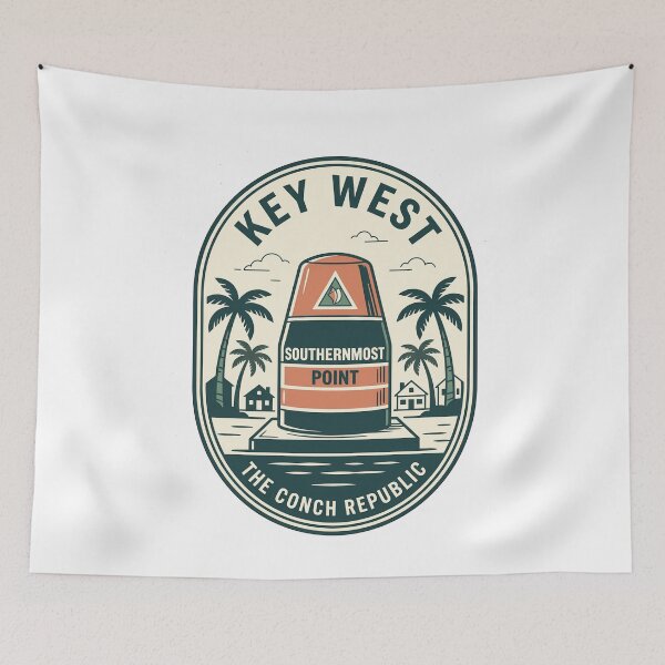Item preview, Vintage Key West Southernmost Point Conch Republic designed and sold by k3rstman1.