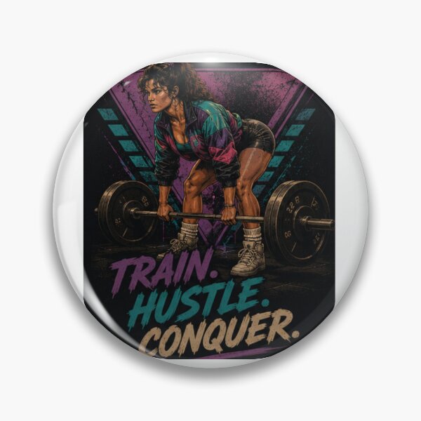 Item preview, TRAIN HUSTLE CONQUER designed and sold by SilentRep.