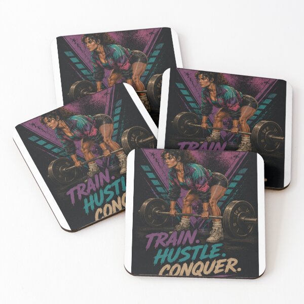 Item preview, TRAIN HUSTLE CONQUER designed and sold by SilentRep.
