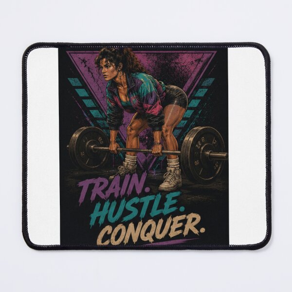 Item preview, TRAIN HUSTLE CONQUER designed and sold by SilentRep.