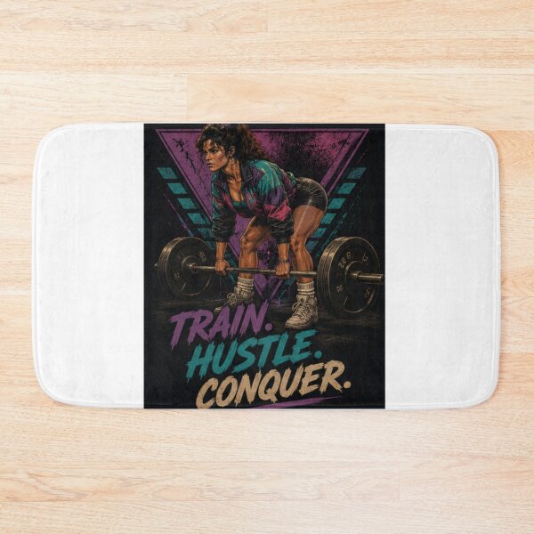 Item preview, TRAIN HUSTLE CONQUER designed and sold by SilentRep.