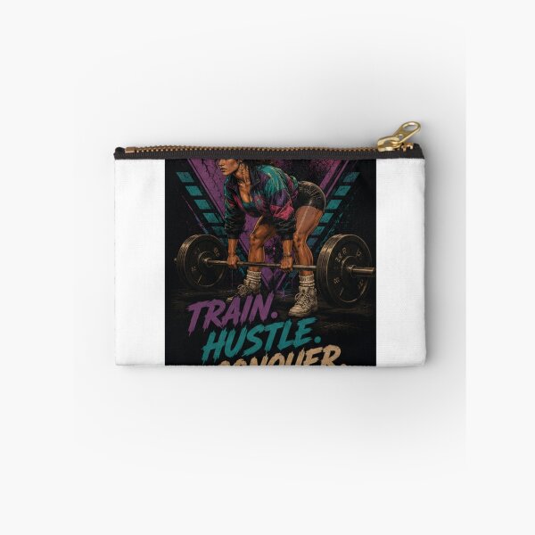Item preview, TRAIN HUSTLE CONQUER designed and sold by SilentRep.